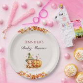 ハロウィーンカボチャ秋感謝祭ベイビーシャワー ペーパープレート (パーティー)