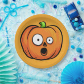 ハロウィーンカボチャ紙プレート5 ペーパープレート (パーティー)