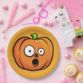 ハロウィーンカボチャ紙プレート5 ペーパープレート (パーティー)