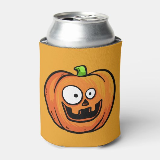 ハロウィーンカボチャ缶クーラー3 缶クーラー (缶正面)