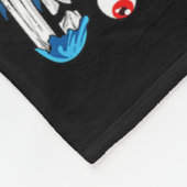 ハロウィーンカボチャ魔女ゲームコントローラゾンビ フリースブランケット (角)