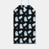 ハロウィーンカボチャ魔女ハット幽霊かわいい甘い16 ギフトタグ (裏面)