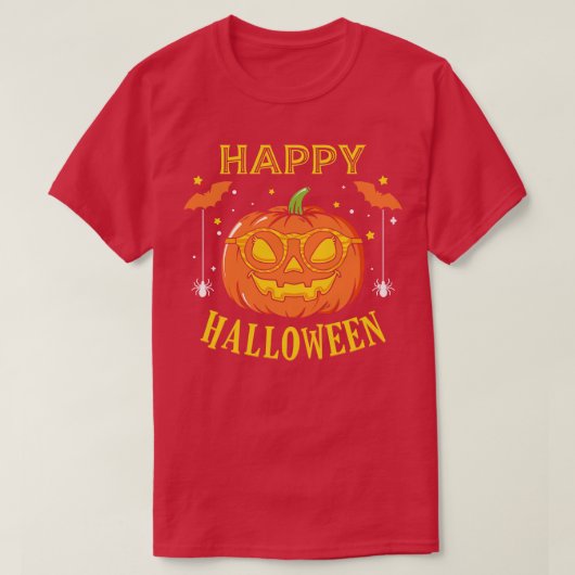 ハロウィーンカボチャ6 Tシャツ (デザイン正面)