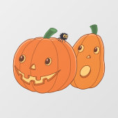 ハロウィーンカボチャ ウィンドウサイン (シート)