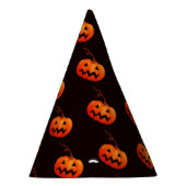 ハロウィーンカボチャ、オレンジカボチャのトリックまたはトリート パーティーハット (右)