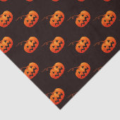 ハロウィーンカボチャ、オレンジカボチャのトリックまたはトリート 薄葉紙 (詳細)