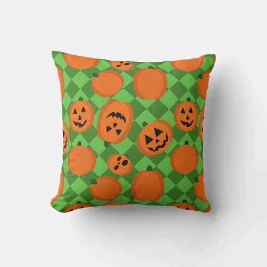 ハロウィーンカボチャ クッション (正面)