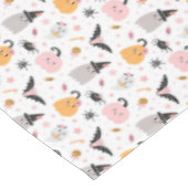 ハロウィーンカボチャ、クモ、幽霊、こうもり、キャンディ テーブルクロス (アングル)