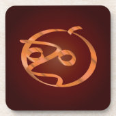 ハロウィーンカボチャ コースター (正面)