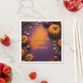 ハロウィーンカボチャ スタンダードカクテルナプキン