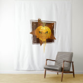 ハロウィーンカボチャ タペストリー (インサイチュ)