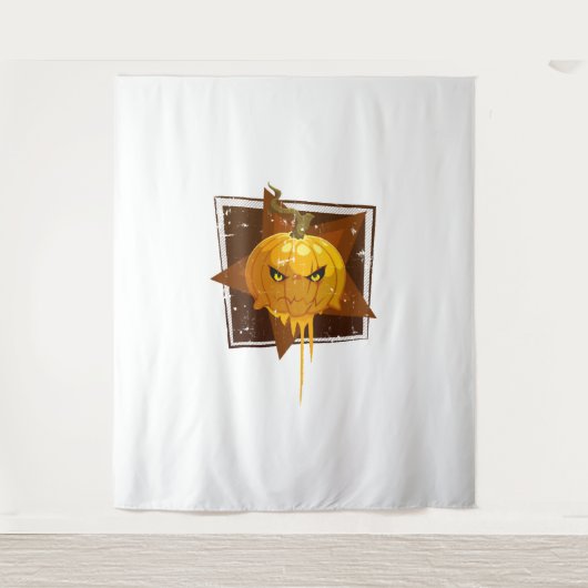ハロウィーンカボチャ タペストリー (正面)