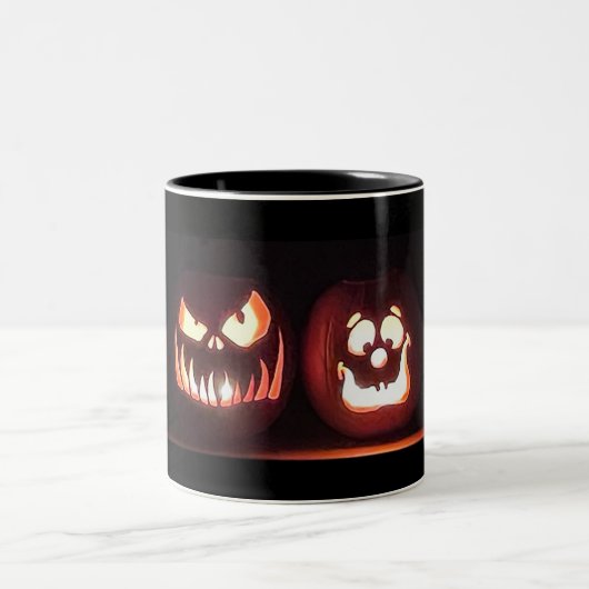 ハロウィーンカボチャ ツートーンマグカップ (中央)
