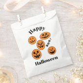 ハロウィーンカボチャ フェイバーバッグ (クリップ留めされた状態)