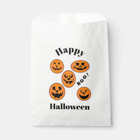 ハロウィーンカボチャ フェイバーバッグ (正面)