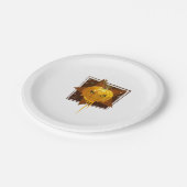 ハロウィーンカボチャ ペーパープレート (アングル)