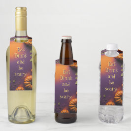 ハロウィーンカボチャ ボトルネックタグ