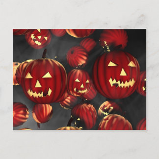 ハロウィーンカボチャ ポストカード
