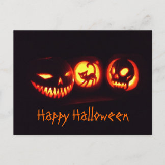 ハロウィーンカボチャ ポストカード