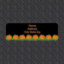 ハロウィーンカボチャ ラベル