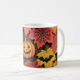 ハロウィーンカボチャ&紅葉コーヒーマグ コーヒーマグカップ