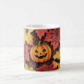 ハロウィーンカボチャ&紅葉コーヒーマグ コーヒーマグカップ (中央)