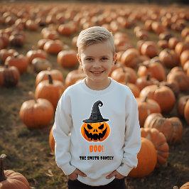 ハロウィーンカボチャ「BOO!」 – 名パーソナライズされた前