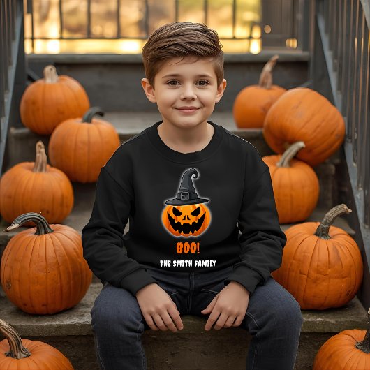 ハロウィーンカボチャ「BOO!」 – 名パーソナライズされた前
