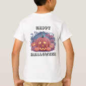 ハロウィーンカボチャ Tシャツ (裏面)