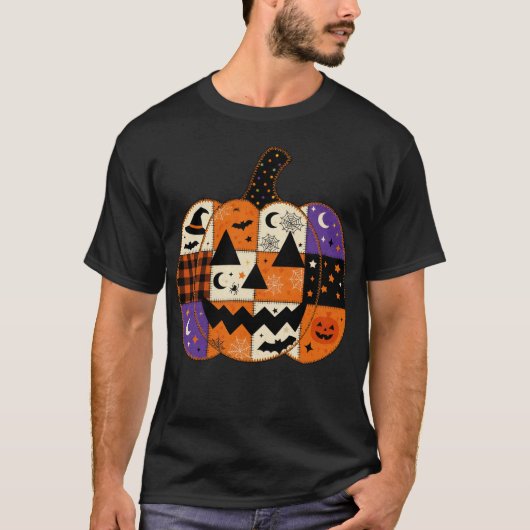 ハロウィーンカボチャ Tシャツ (正面)