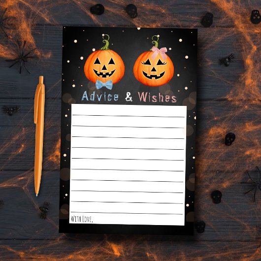 ハロウィーンカボプキンジェンダーのリビールパーティーアドバイス