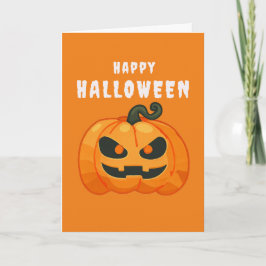 ハロウィーンカボプキンレトロオレンジ カード