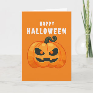 ハロウィーンカボプキンレトロオレンジ カード