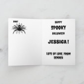 ハロウィーンカボプキンレトロオレンジ カード (内部)