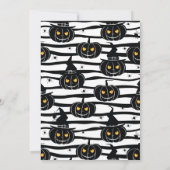 ハロウィーンカボンプキンアンドスパイダーズパーティの招待状 招待状 (裏面)