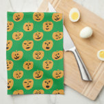 ハロウィーンカボンプキンズJACK-O – ランタン キッチンタオル<br><div class="desc">こ飾のおもしろいのカボチャ皿タオルでキッチン。季節の素晴らし引っ越し祝いパーティーや結婚プレゼント！そこカスタマイズで文字も追加。私の店にもっと色や柄をチェックしなさい！</div>