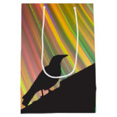 ハロウィーンカラスまたはブラックバード・ザ・ラス ミディアムペーパーバッグ (裏面)