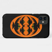 ハロウィーンカラスiPhoneケース Case-Mate iPhoneケース (裏面(横))