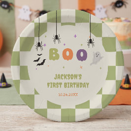 ハロウィーンカラフル誕生日紙皿 ペーパープレート