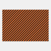 ハロウィーンカラーズトリックまたはトリート ラッピングペーパーシート (正面3)