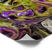 ハロウィーンカラー(幽霊たち付) ポスター (角)