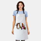 ハロウィーンカリフォルニア エプロン (着用した状態)