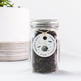 ハロウィーンカルドロンベビーシャワー フェイバータグ