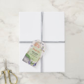 ハロウィーンカルドロンベビー醸造シャワーありがとう ギフトタグ (より糸付き)