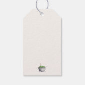 ハロウィーンカルドロンベビー醸造シャワーありがとう ギフトタグ (裏面)