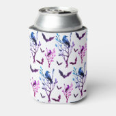 ハロウィーンカローズこうもりピンクパープルウォーター色 缶クーラー (缶裏面)