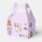 ハロウィーンカワイイ幽霊誕生日パリー フェイバーボックス (裏面サイド)