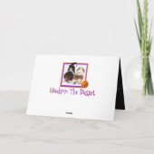 ハロウィーンカードおもしろい/可愛いバスセットパピー カード (裏面)