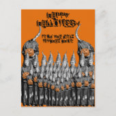 ハロウィーンカードガールズウィッチコーラス1930の写真 ポストカード (正面)