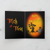 ハロウィーンカード カード (内部)